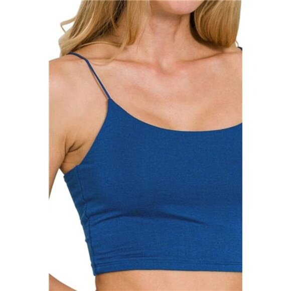 Zenana Double Layered Spaghetti Bra Cami - Picture 2 of 3